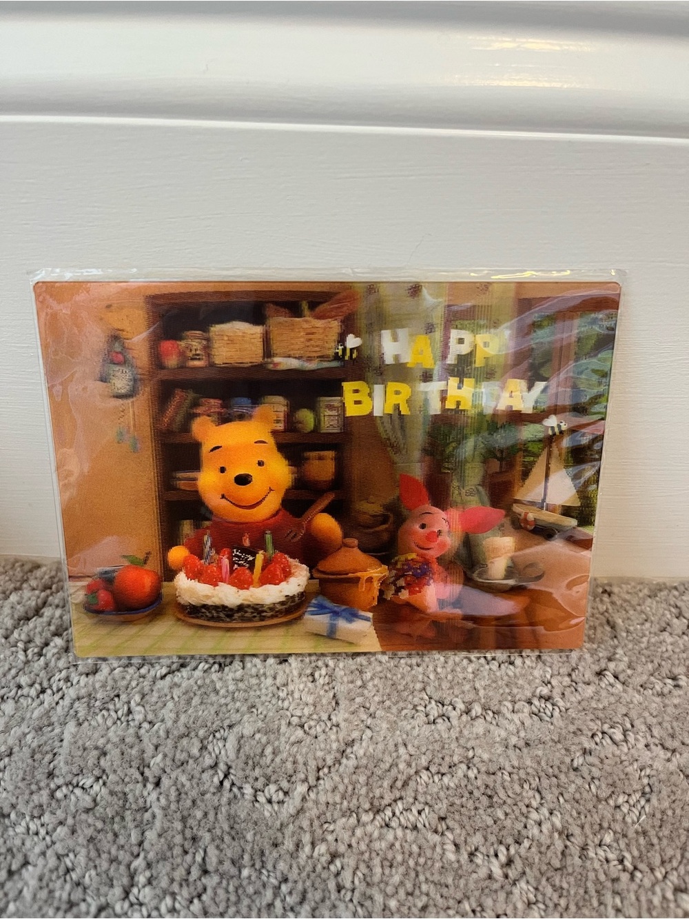 Disney Winnie 3D the Pooh Birthday Print